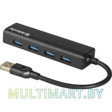 USB-хаб Defender Quadro Express (83204)